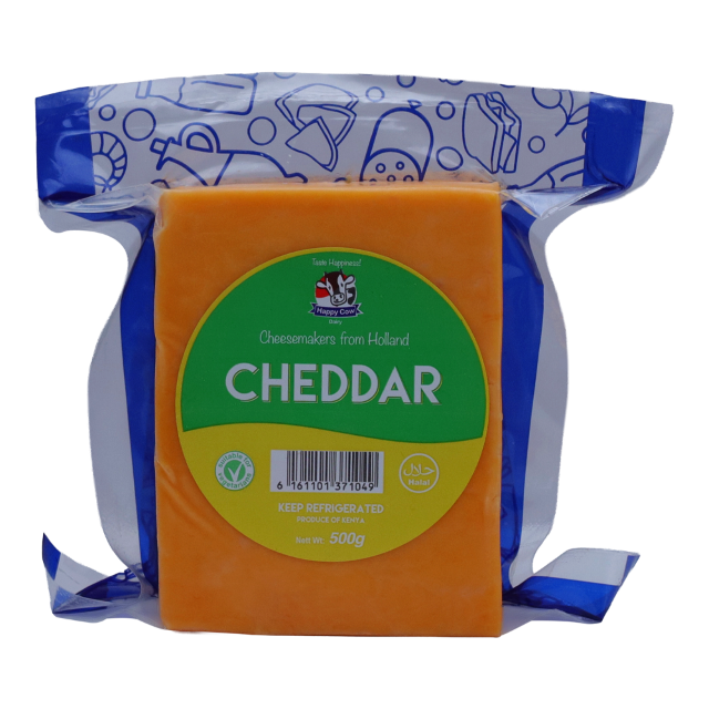 Happy Cow Cheddar Cheese 500G